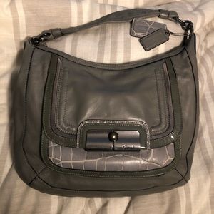 Coach flap shoulder bag EUC